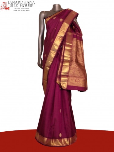 Pure Handloom Kanjeevaram Silk Saree